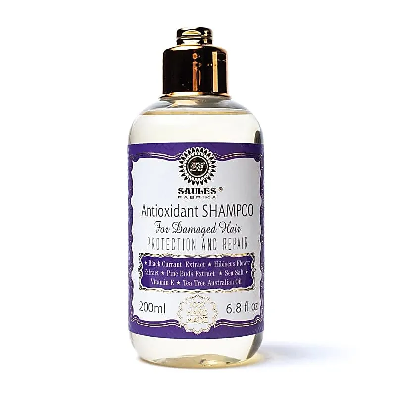 Antioxidant shampoo voor beschadigd haar