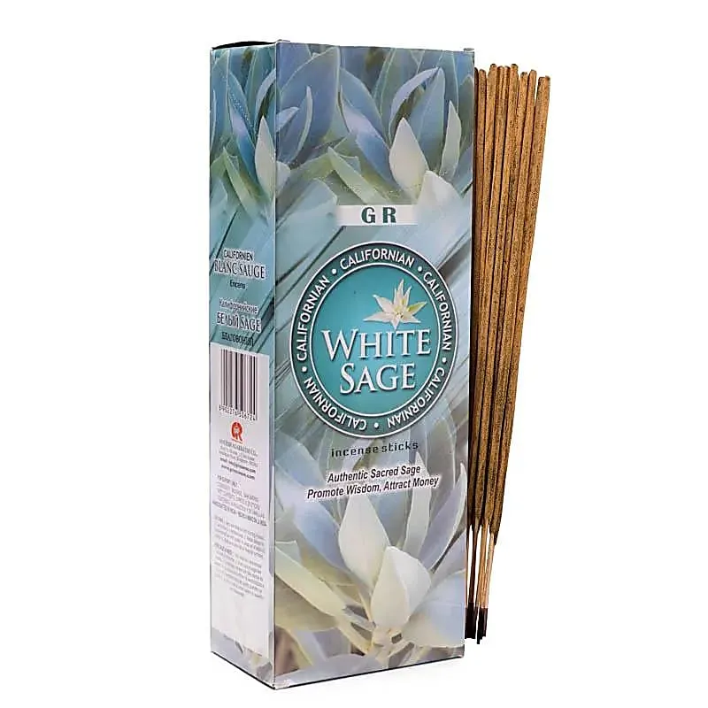 Wierook Witte Salie hexagram pak
