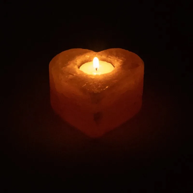 Zoutkristal sfeerlicht hart