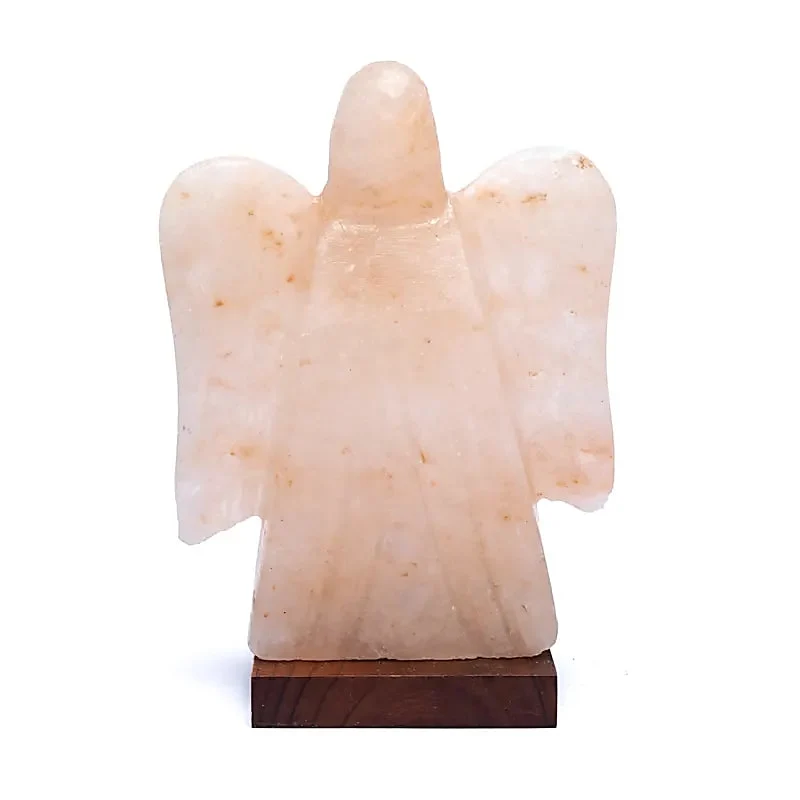 Zoutlamp engel met snoer en LED lamp