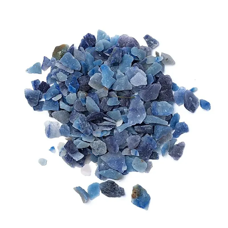 Blauwe kwarts chips