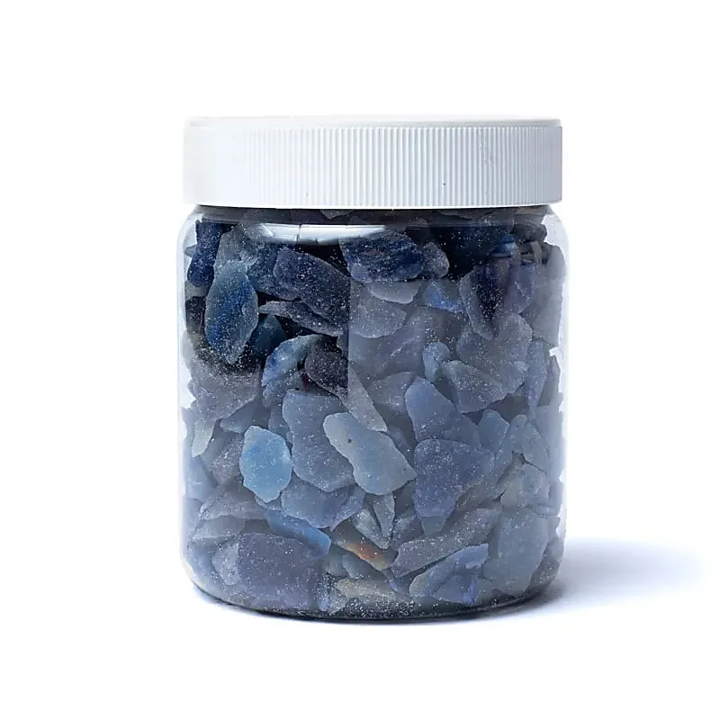 Blauwe kwarts chips