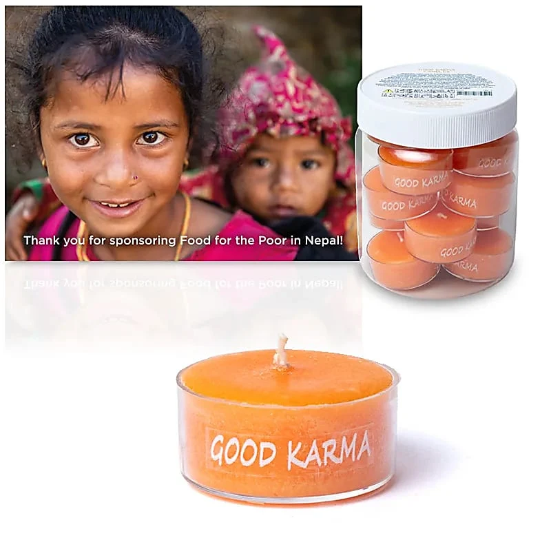 Good Karma theelicht kaarsjes stearine