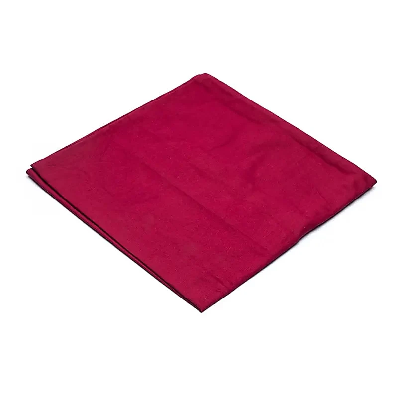 Meditatiemat hoes bordeaux biokatoen
