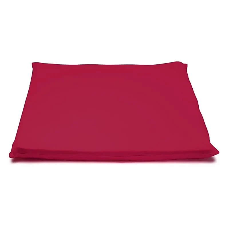 Meditatiemat hoes bordeaux biokatoen