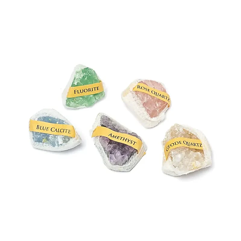 Mineralen geschenkdoos display