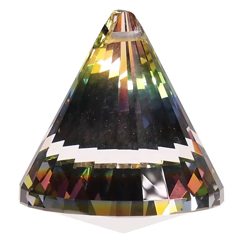 Regenboogkristal kegel multicolor AAA kwaliteit