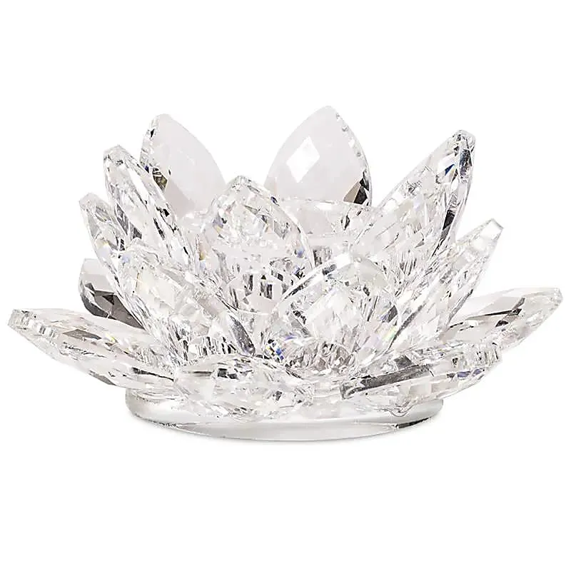 Lotus kaarshouder kristal S