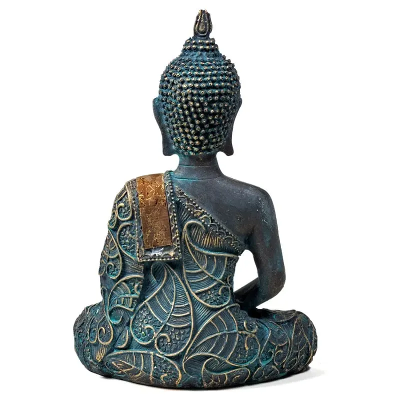 Boeddha in Meditatie antiek look Thailand