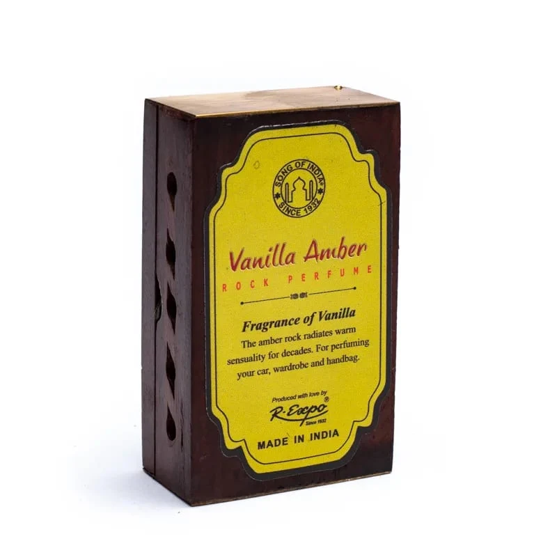 Wierookhars Vanille/Amber in houten doosje