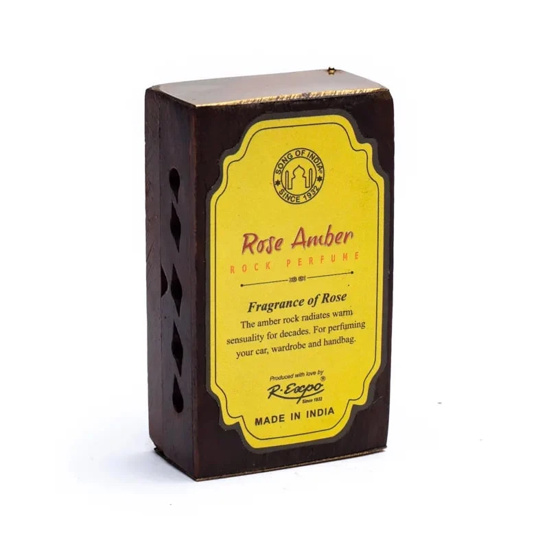 Wierookhars Roos/Amber in houten doosje
