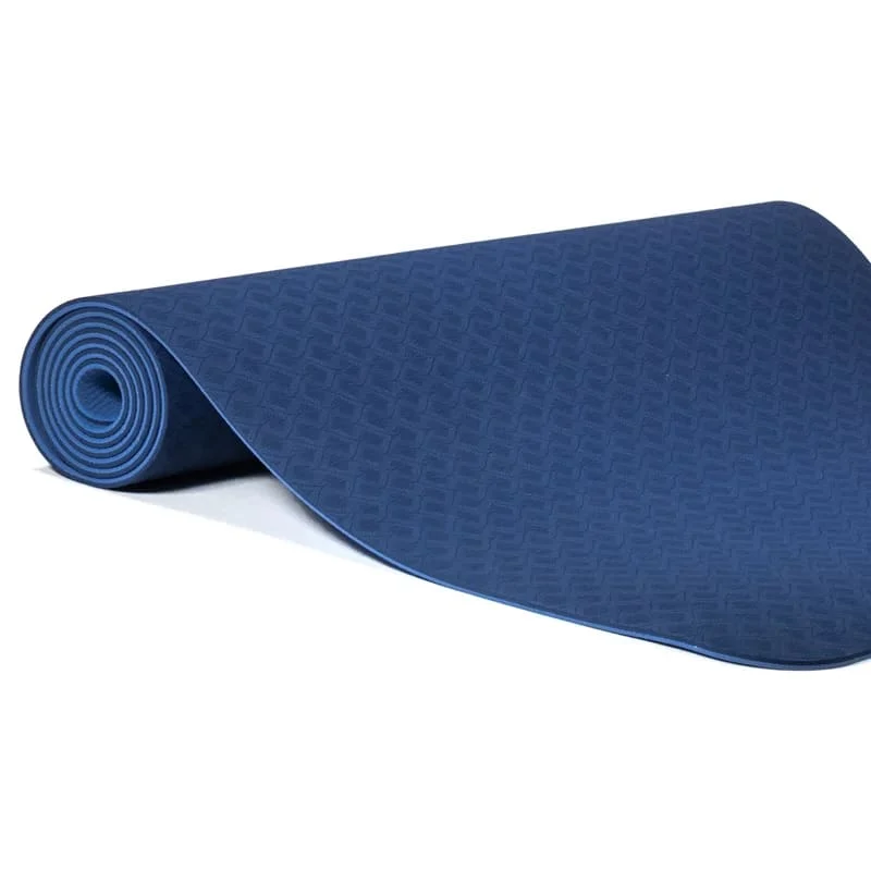 Yogi & Yogini Premium TPE Yogamat blauw