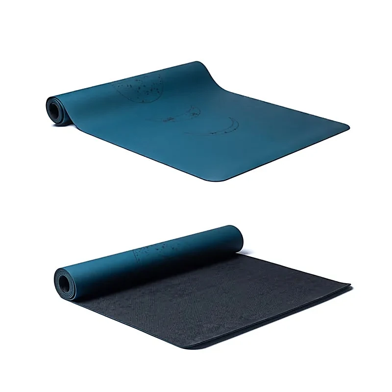 Yogi & Yogini PU yogamat maanfasen petrol