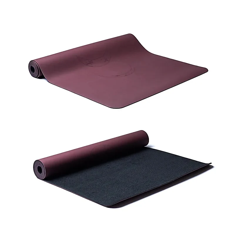 Yogi & Yogini PU yogamat maanfasen aubergine