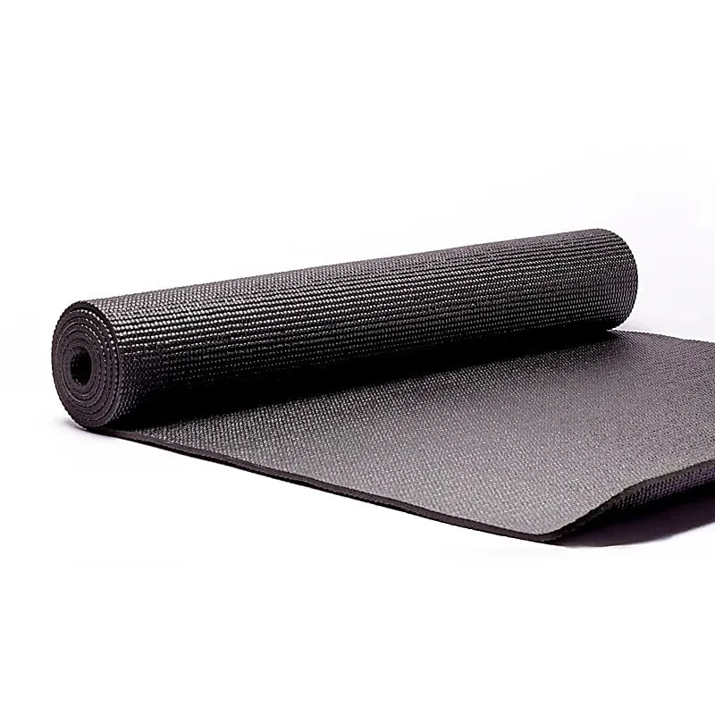 Yogi & Yogini PVC yogamat zwart