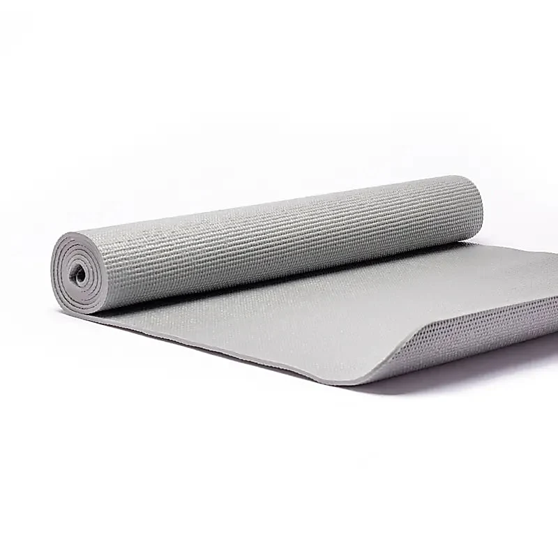 Yogi & Yogini PVC yogamat grijs