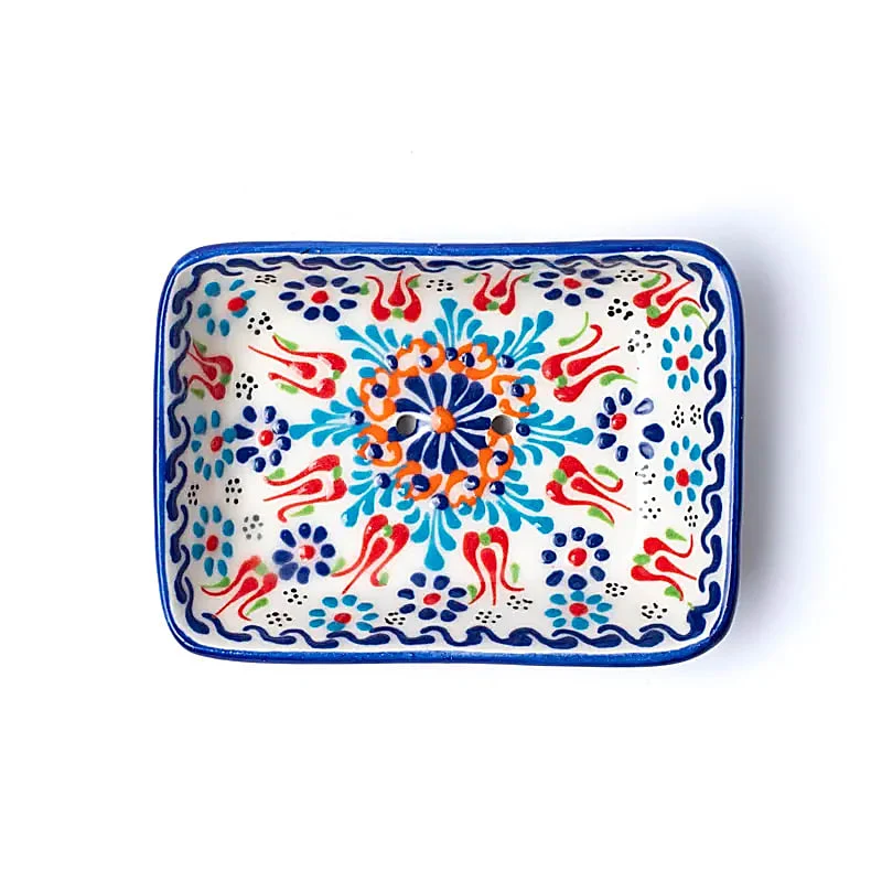 Zeephouder handgemaakt rood wit blauw
