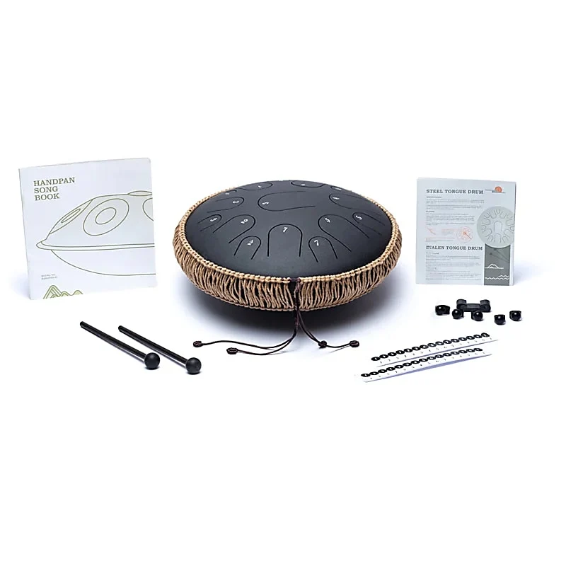 Hluru Tongue drum 15 noten F#-mineur Aeolisch