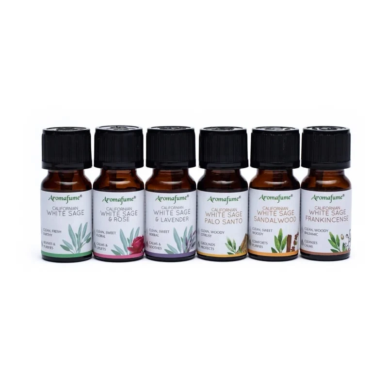 Witte salie essentiële oliemix set van 6 Aromafume