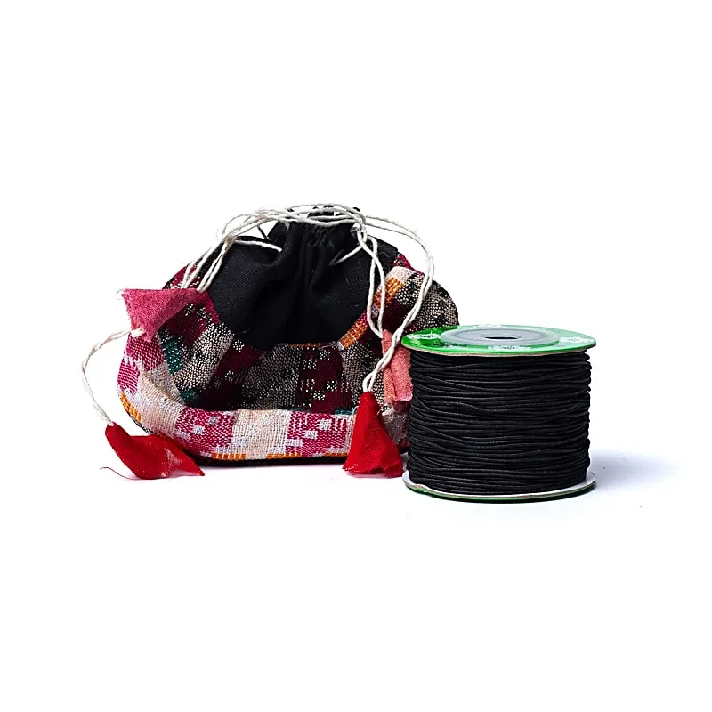 Elastiekdraad zwart 35 meter