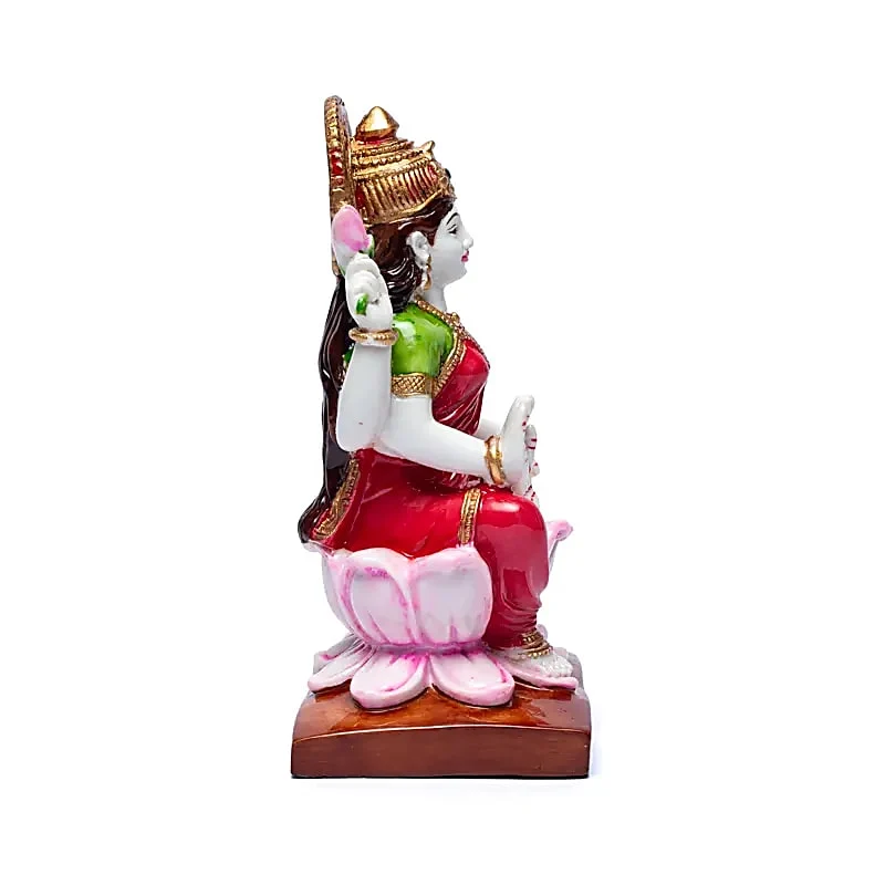 Lakshmi met lotussen