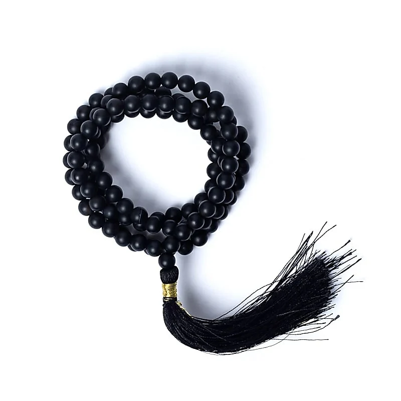 Mala zwarte onyx matte finish AA kwaliteit in zakje