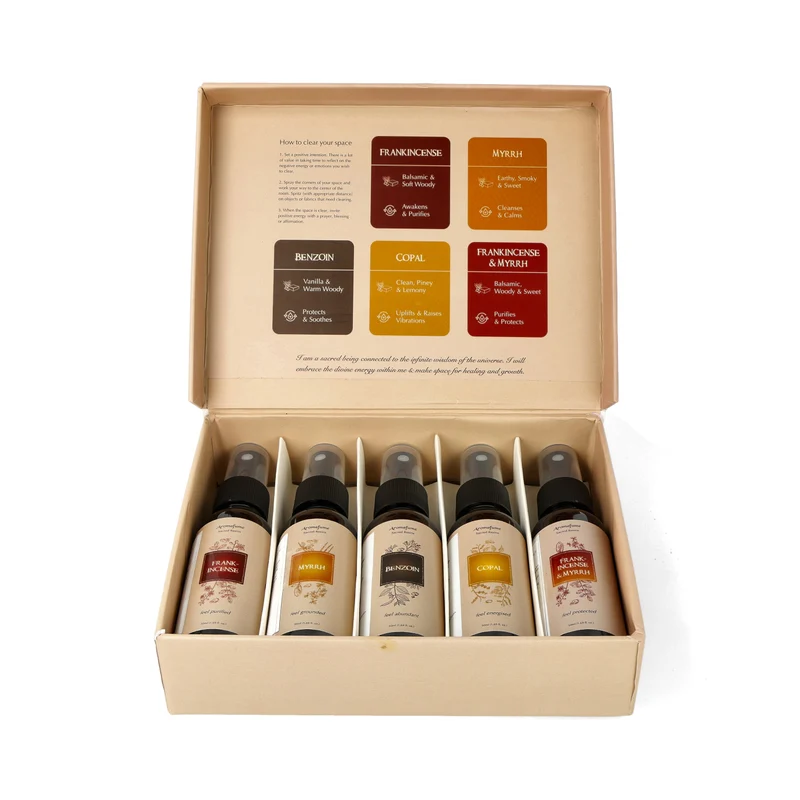 Spiritueel bewustzijn luchtverfrisser set van 5 Aromafume