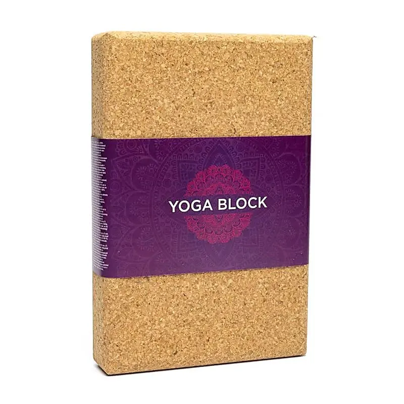 Yoga steunblok kurk voor schouderstand