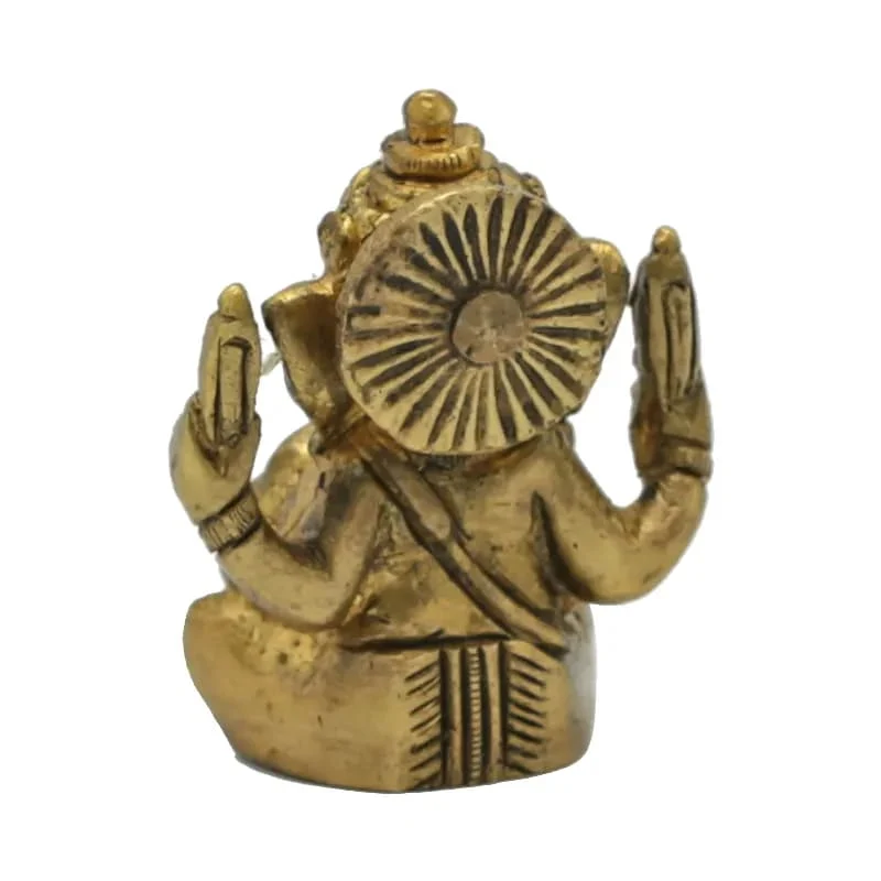 Ganesha messing minibeeldje