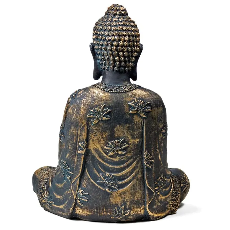 Meditatie Boeddha antieke finish Japan