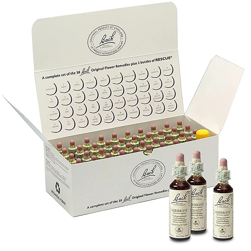 Bach Flower Remedie set in kartonnen doos
