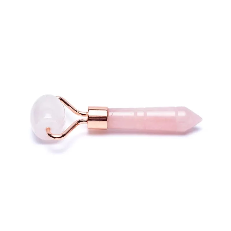 Acupressuur massage roller rozenkwarts