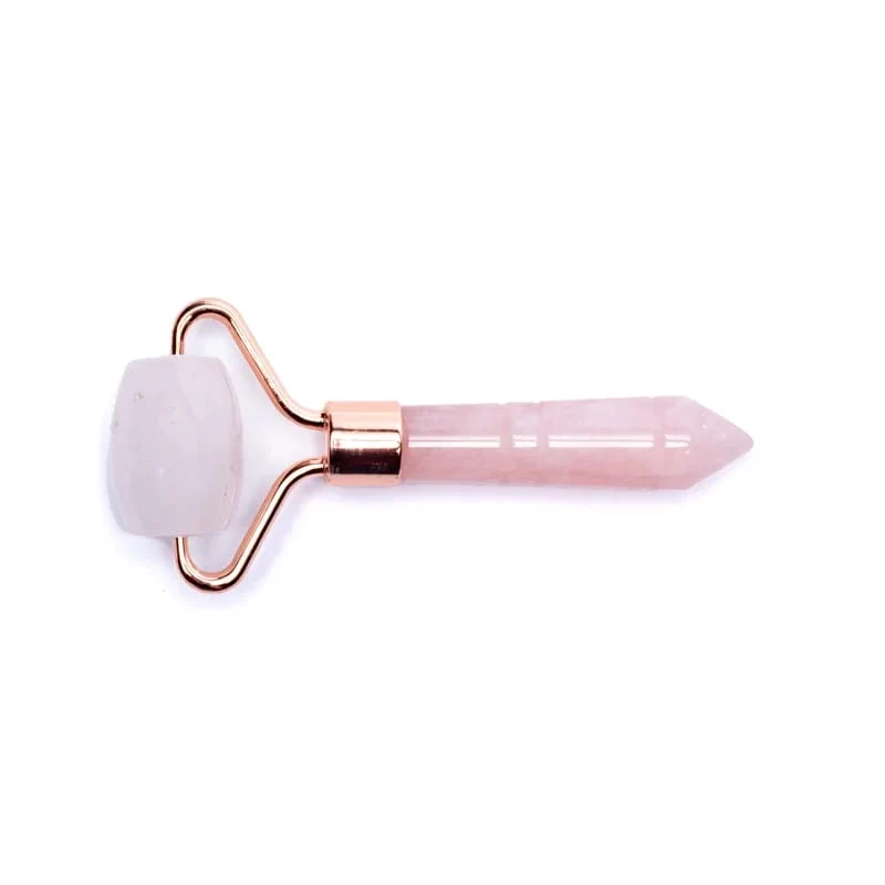 Acupressuur massage roller rozenkwarts