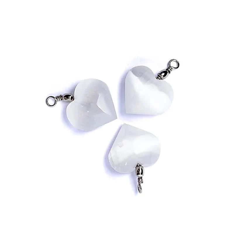 Seleniet hartvormige hanger
