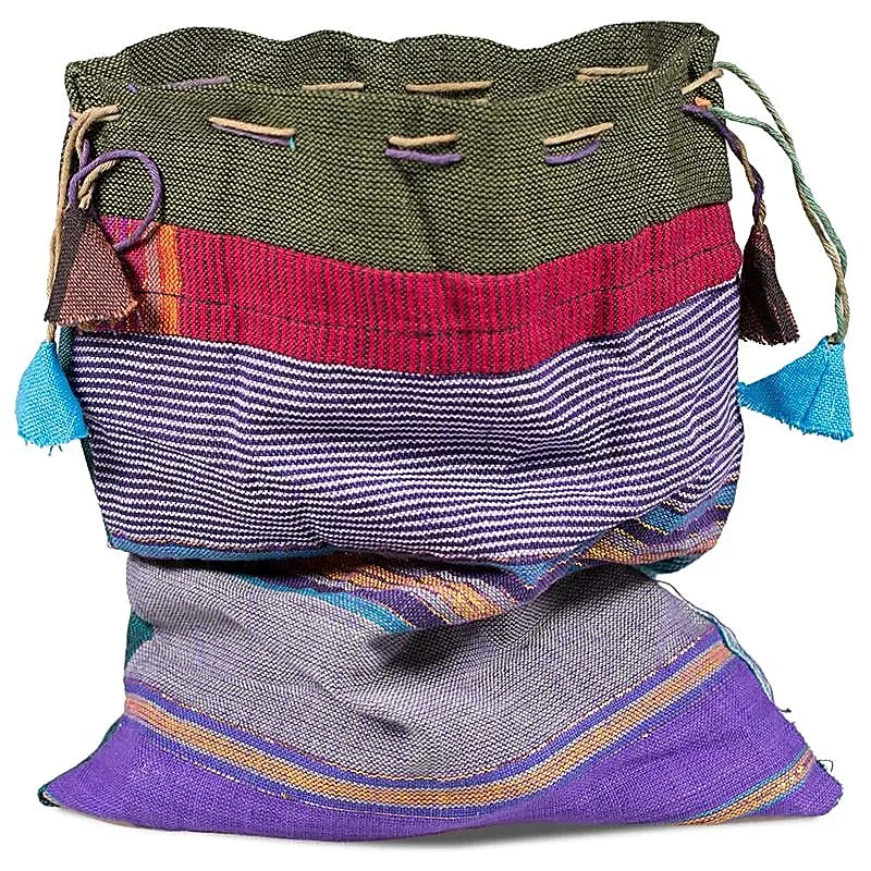 Vintage tasje gemengde kleuren