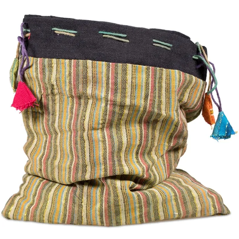 Vintage tasje gemengde kleuren