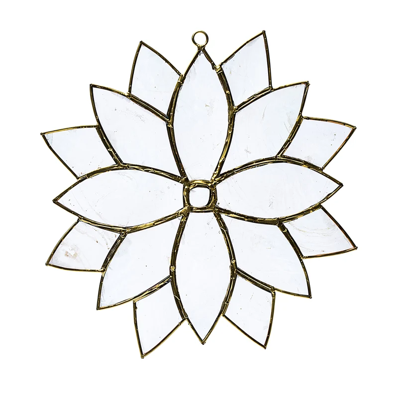 Raamhanger lotus capizschelpen