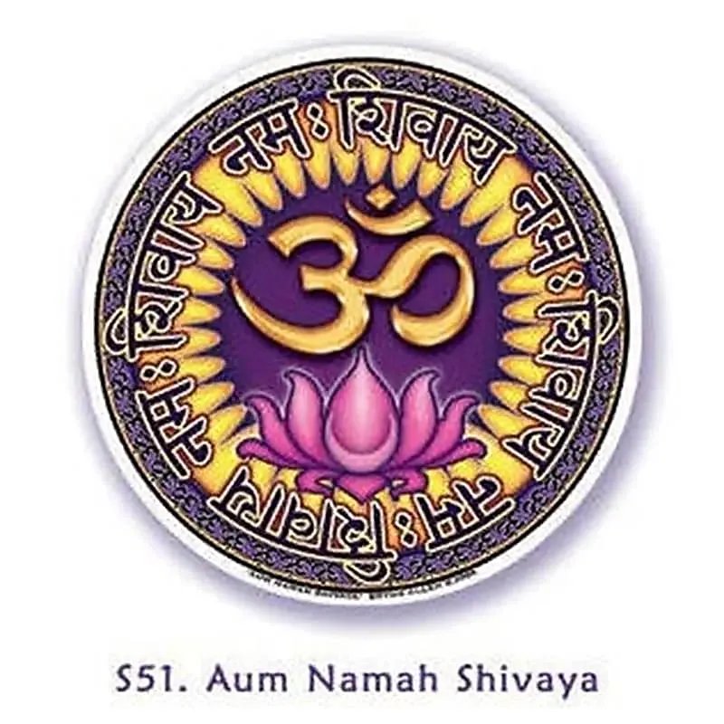 Raamsticker Om Namah Shivaya