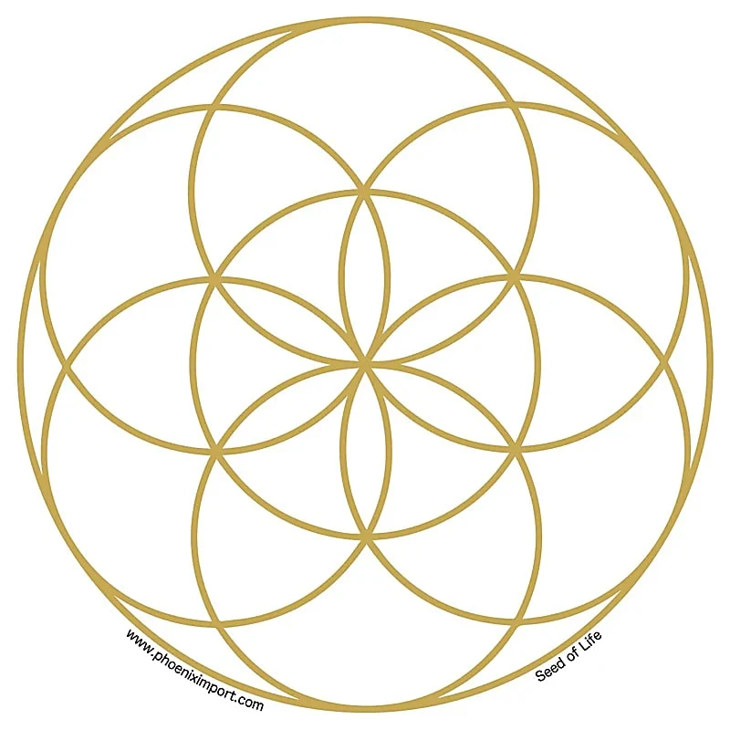 Raamsticker Seed of life