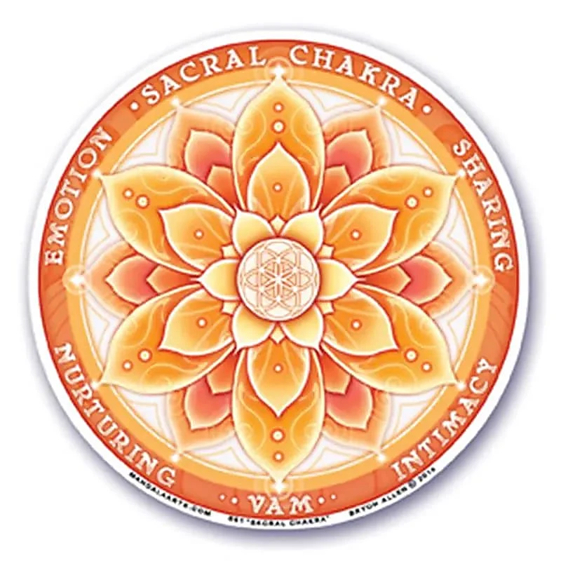 Raamsticker 2e chakra