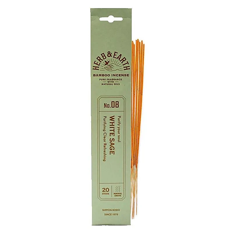 Nippon Kodo wierook Witte Salie Herb & Earth