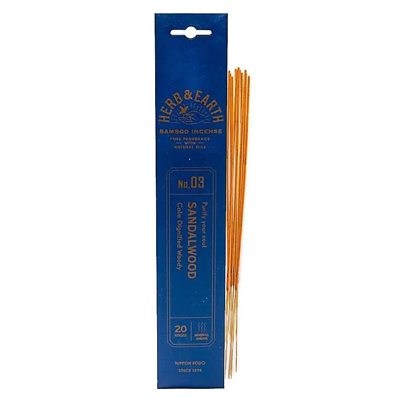 Nippon Kodo wierook Sandelhout Herb & Earth