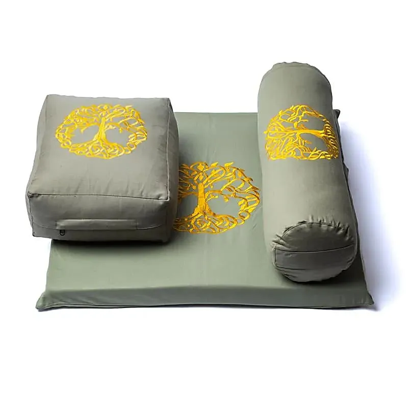 Meditatie SET 6 Levensboom biokatoen