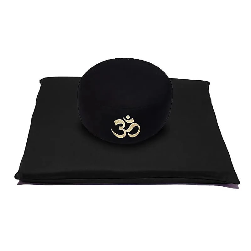 Meditatie SET Zwart OHM biokatoen