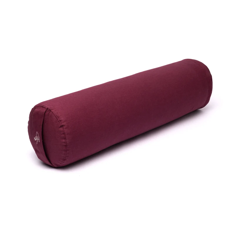 Bolster rond licht aubergine