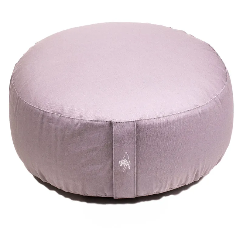 Meditatiekussen taupe biokatoen