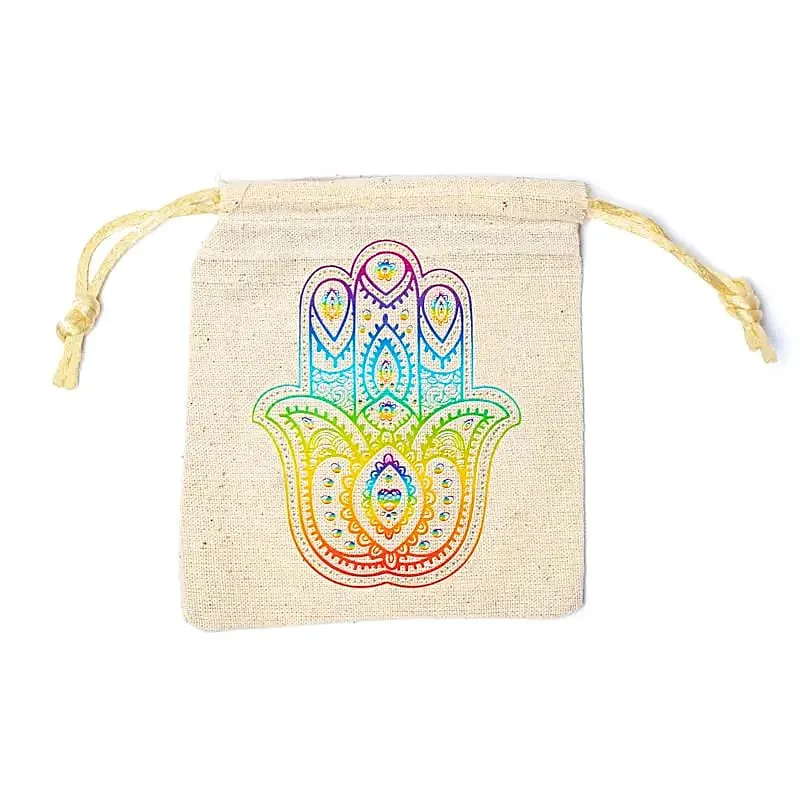 Katoenen tasje Khamsa