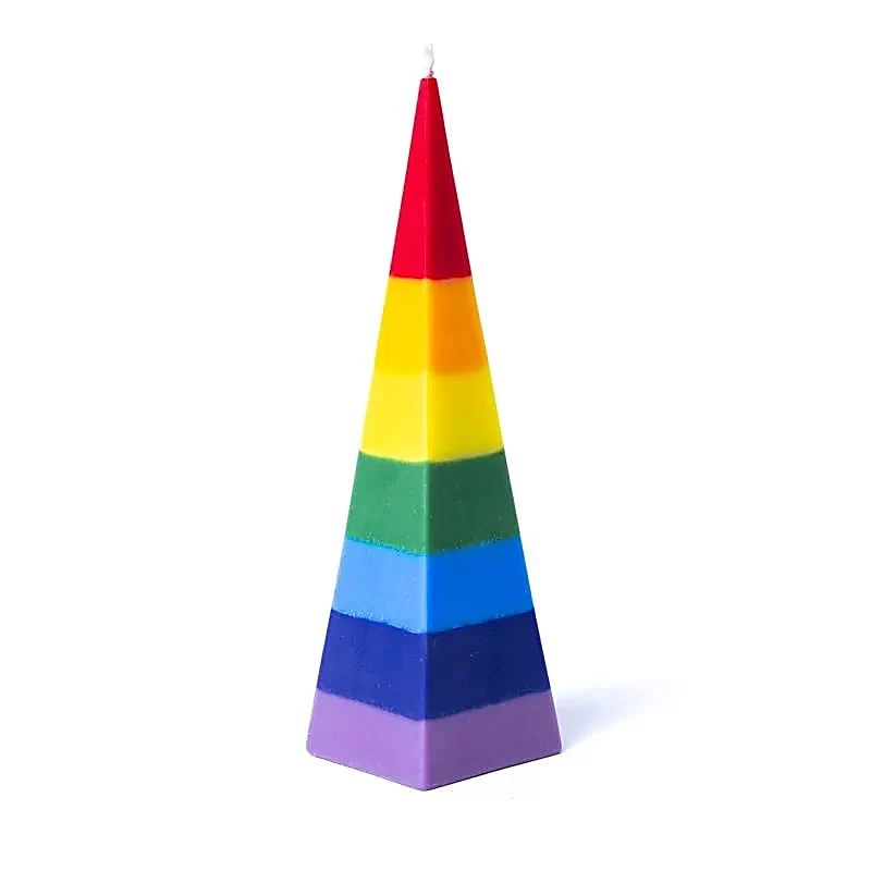 Piramide kaars chakra geurloos