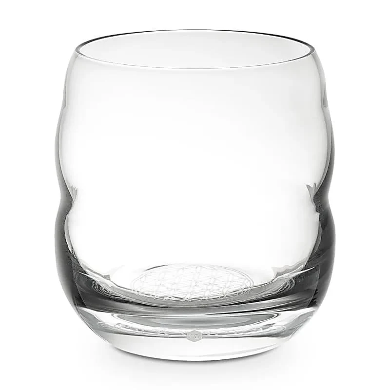 Drinkglas Mythos met Bloem des Levens wit gegraveerd