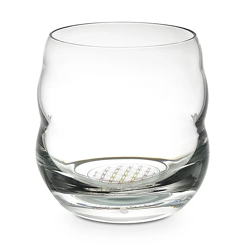 Drinkglas Mythos met Bloem des Levens veelkleurig